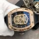 Super Clone Richard Mille RM 052 Skull Dial Rose Gold Watch (2)_th.jpg